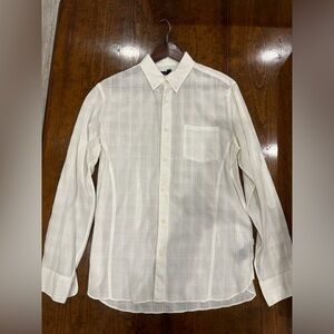 John Varvatos Cream Button Down Shirt